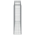 Gabionkurver buede 6 stk 300x50x180/200 cm galvanisert jern