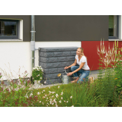 Dekorativ Vanntønne 400L grø (Vegg)