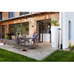 Dekorativ Vanntønne 350L (Natura Arctic)