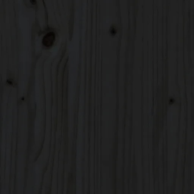Hageplantekasse svart 62x30x38 cm heltre furu