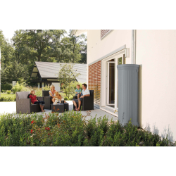 Dekorativ Vanntønne 500L (Kolonne Grå)