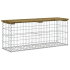Hagebenk gabion 103x31,5x42cm impregnert furu