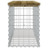 Hagebenk gabion 103x31,5x42cm impregnert furu