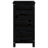 Hageplantekasse svart 40x40x78 cm heltre furu