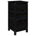 Hageplantekasse svart 40x40x78 cm heltre furu