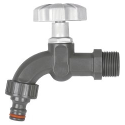Tappekran Plast 1/2″ Utv.Gjenge x GSI