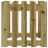 Plantekasse med gjerdedesign 50x50x50 cm impregnert furu