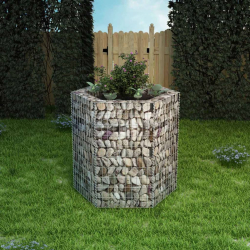 Gabion plantekasse sekskantet 100x90x100 cm