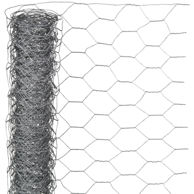 Gjerdenetting sekskantet 1x10m 40mm galvanisert stål