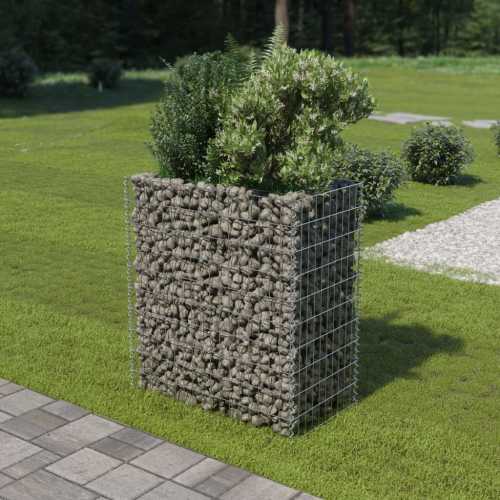 Gabion plantekasse galvanisert stål 90x50x100cm