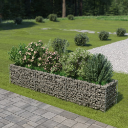 Gabion plantekasse galvanisert stål 270x50x50 cm