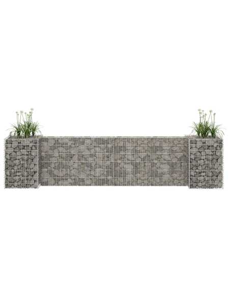 Plantekasse H-formet ståltråd 260x40x60 cm