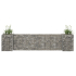 Plantekasse H-formet ståltråd 260x40x60 cm