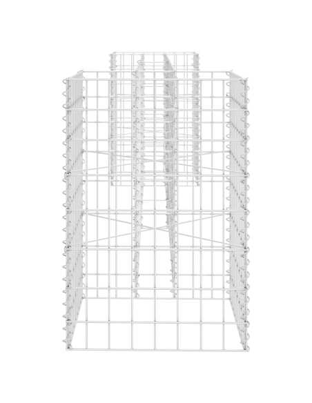 Plantekasse H-formet ståltråd 260x40x60 cm