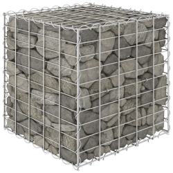 Gabion høybed kubeformet ståltråd 50x50x50 cm