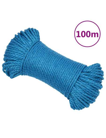 Tau blå 3mm 100m polypropylen