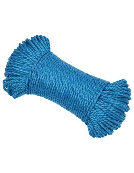 Tau blå 3mm 100m polypropylen