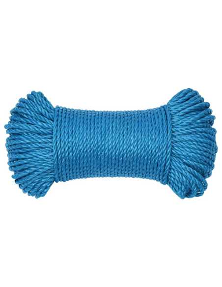 Tau blå 3mm 100m polypropylen