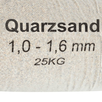 Filtersand 25kg 1,0 - 1,6mm