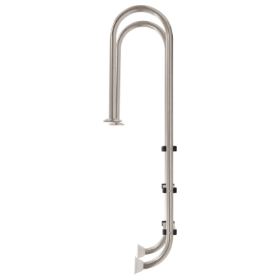 Bassengstige 3 trinn rustfritt stål 120 cm