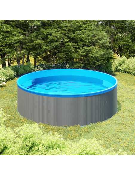 Basseng 350x90 cm grå