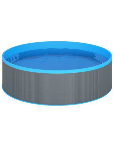 Basseng 350x90 cm grå