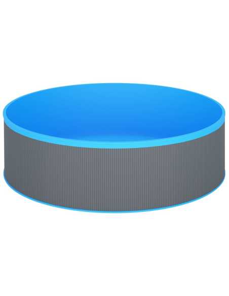 Basseng 350x90 cm grå