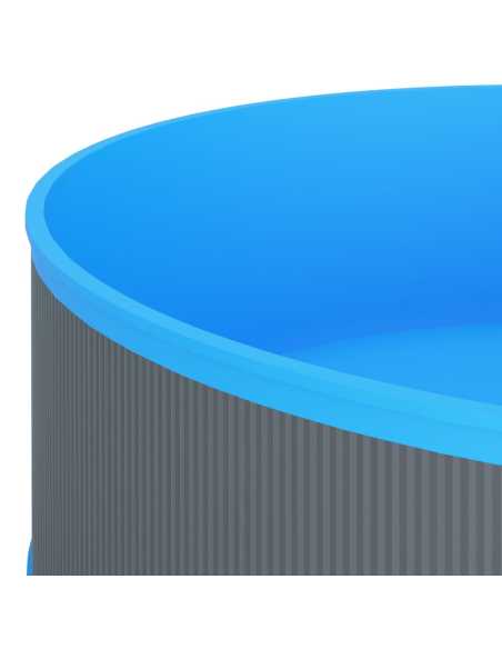 Basseng 350x90 cm grå