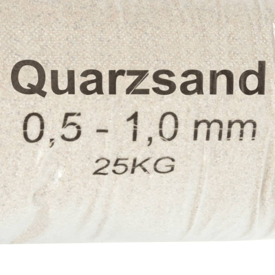Filtersand 25kg 0,5-1,0mm