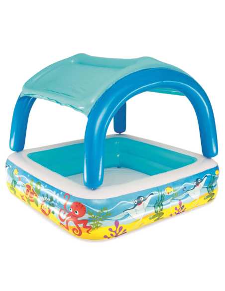 Barnebasseng Bestway med baldakin 140x140x114cm