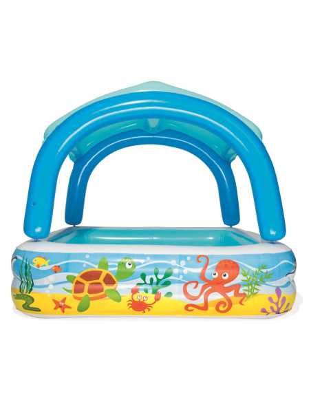 Barnebasseng Bestway med baldakin 140x140x114cm