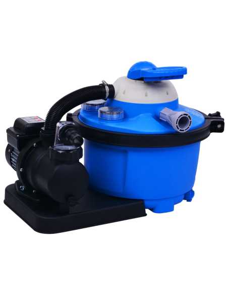 Sandfilterpumpe med timer 450W 25L