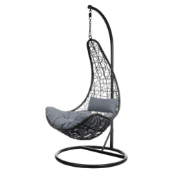 Hengestol "Modera" svart