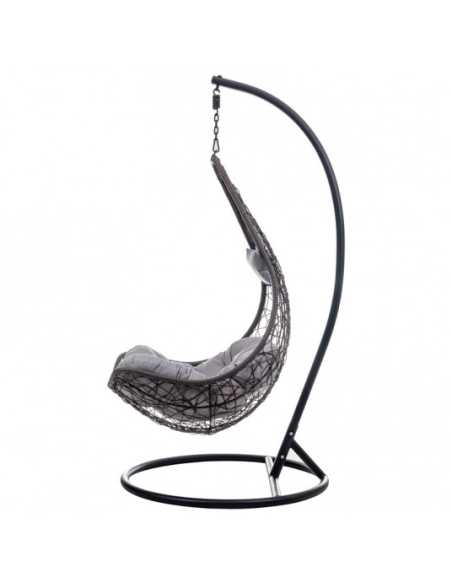 Hengestol "Modera" svart