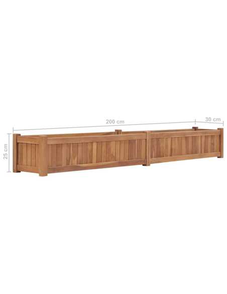Blomsterkasse 200x30x25cm heltre