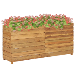Blomsterkasse 150x40x72cm heltre og stål