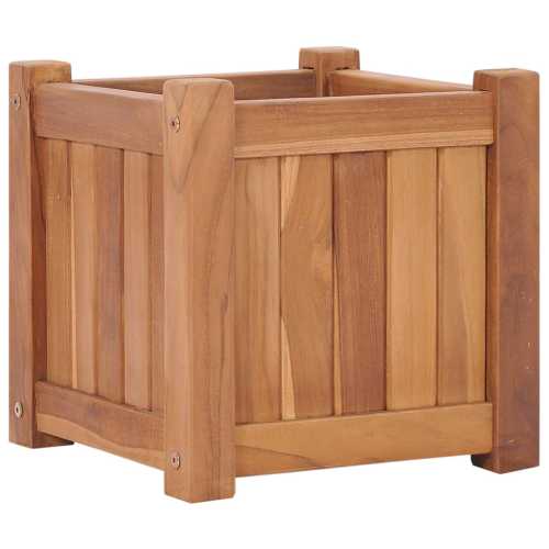 Blomsterpotte 30x30x30cm heltre teak