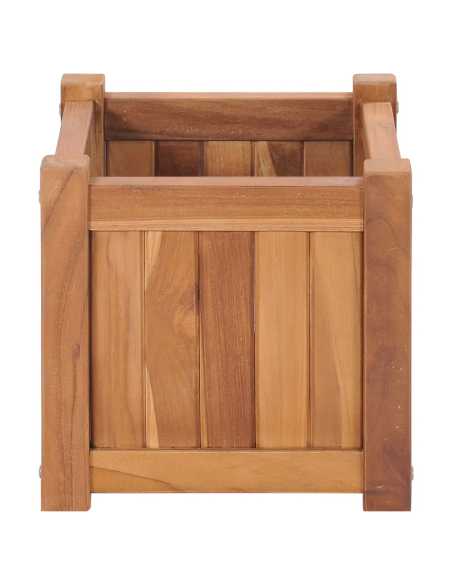 Blomsterpotte 30x30x30cm heltre teak