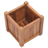 Blomsterpotte 30x30x30cm heltre teak