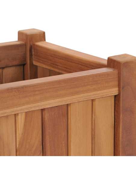 Blomsterpotte 30x30x30cm heltre teak