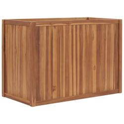 Blomsterkasse 100x50x70cm heltre teak