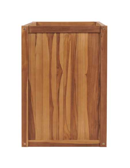 Blomsterkasse 100x50x70cm heltre teak