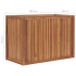 Blomsterkasse 100x50x70cm heltre teak
