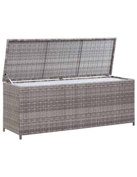 Putekasse 150x50x60cm polyrotting grå