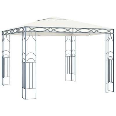 Paviljong 300x300 cm kremhvit