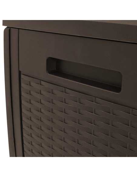 Putekasse brun 119x48x60cm