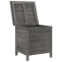 Putekasse antrasitt 50x49x56,5cm heltre gran