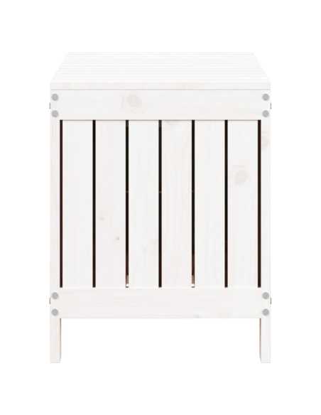 Putekasse hvid 76x42,5x54cm furu