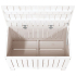 Putekasse hvid 76x42,5x54cm furu