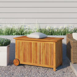 Putekasse med hjul 90x50x58cm akasie